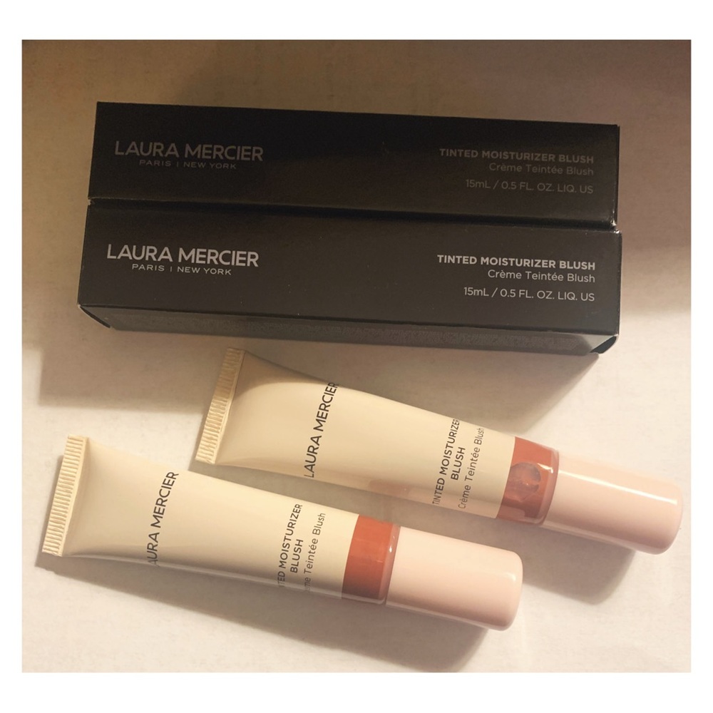 NEW LAURA MERCIER Blush Bundle 2 Moisturizer Blush CHERRY ORCHARD & SUN DRENCHED